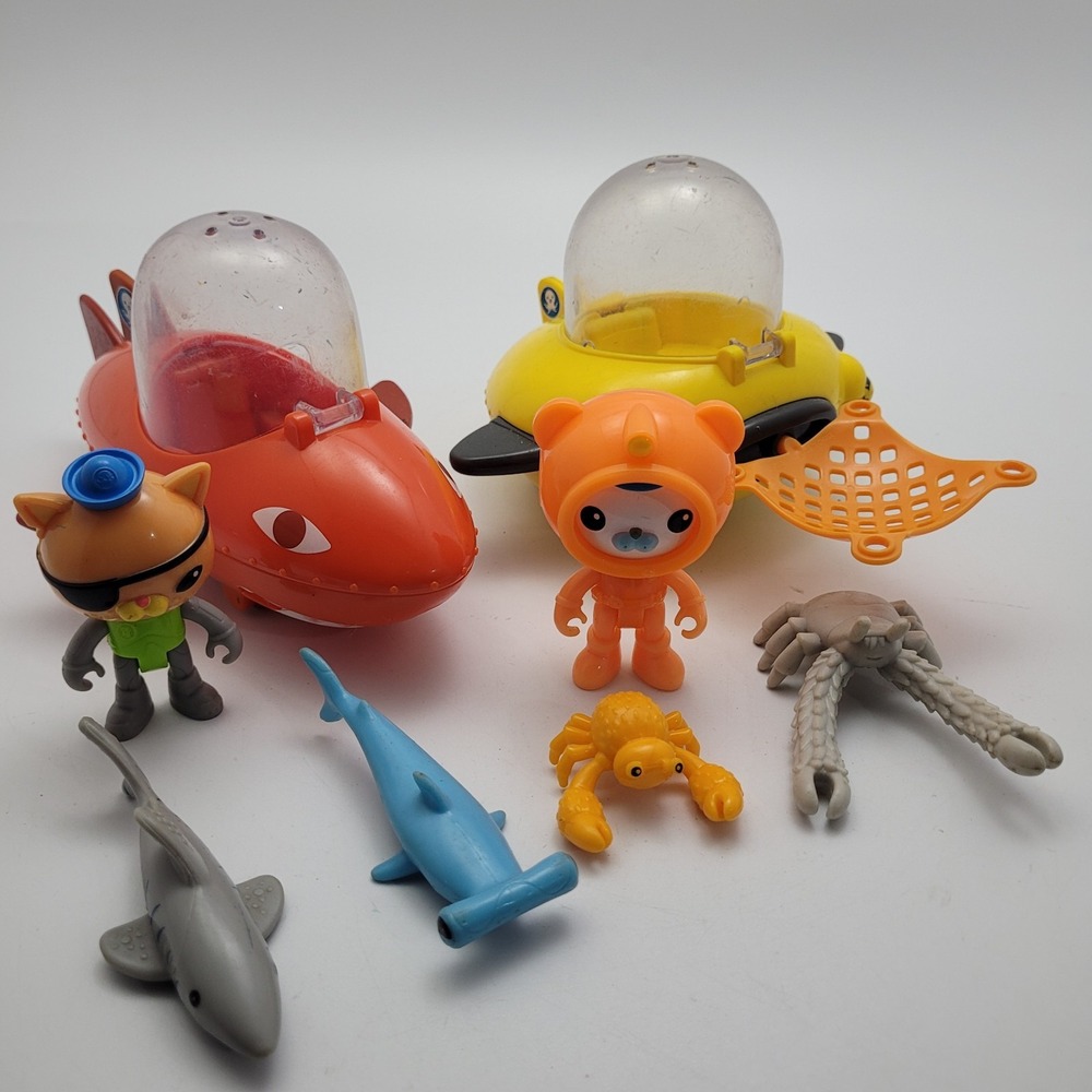 Octonauts Gup D Vehicle & Gup B Shark Submarine